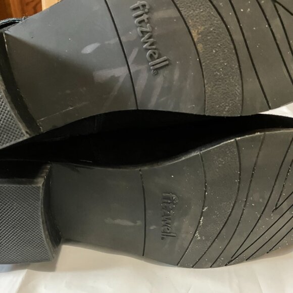 Fitzwell Boots Suede Leather Riding Boots Wide Calf Boot Size 8.5 NEW - Picture 9 of 11